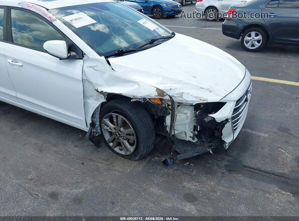 5NPD84LF8JH304313 2018 HYUNDAI ELANTRA White წინა ხედი