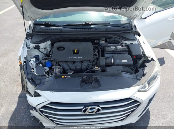5NPD84LF8JH304313 2018 HYUNDAI ELANTRA White უკანა ხედი