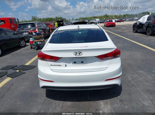 5NPD84LF8JH304313 2018 HYUNDAI ELANTRA White 