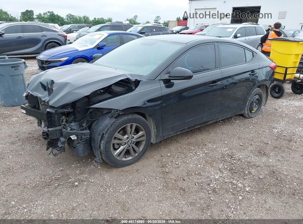 5NPD84LF8JH388357 2018 HYUNDAI ELANTRA Black Front left