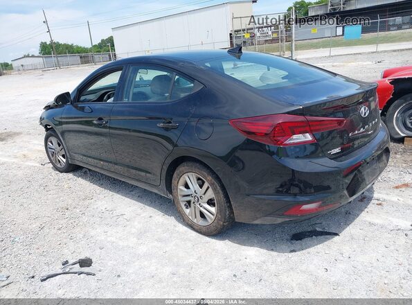 5NPD84LF8KH448459 2019 HYUNDAI ELANTRA Black უკანა მარცხენა