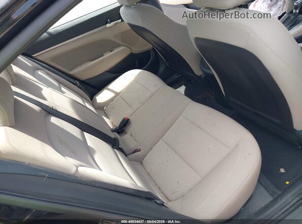 5NPD84LF8KH448459 2019 HYUNDAI ELANTRA Black VIN კოდის სტიკერის ხედი