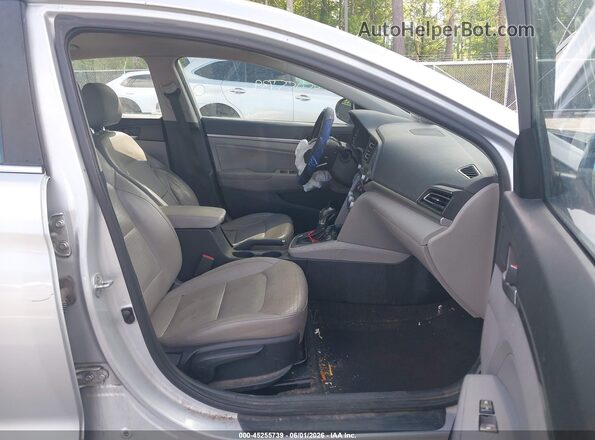 5NPD84LF8LH499154 2020 HYUNDAI ELANTRA Silver Widok wnętrza z przodu