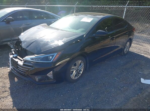 5NPD84LF8LH543623 2020 HYUNDAI ELANTRA Black Vista tres cuartos delantera izquierda