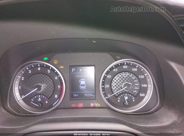 5NPD84LF8LH560034 2020 HYUNDAI ELANTRA Blue Widok tylnych siedzeń