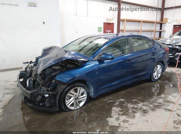 5NPD84LF8LH560034 2020 HYUNDAI ELANTRA Blue Przód lewy