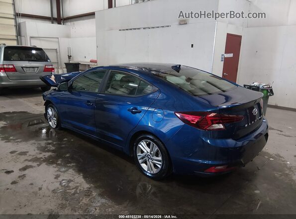 5NPD84LF8LH560034 2020 HYUNDAI ELANTRA Blue Tył lewy