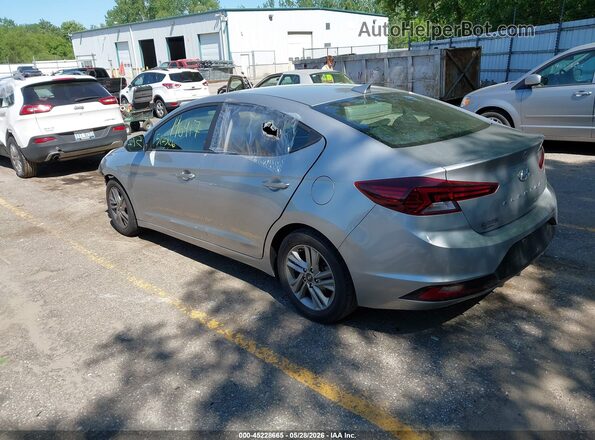 5NPD84LF8LH565377 2020 HYUNDAI ELANTRA Silver Rear left