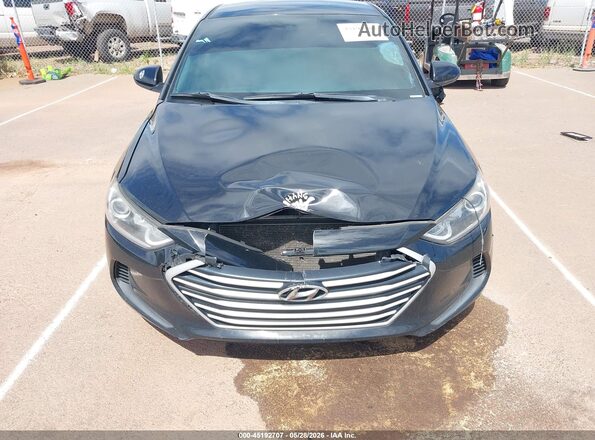 5NPD84LF9HH035782 2017 HYUNDAI ELANTRA Black წინა ხედი