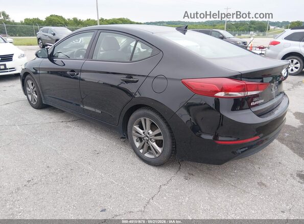 5NPD84LF9HH063940 2017 HYUNDAI ELANTRA Black Trasero izquierdo