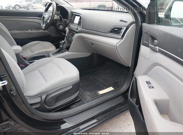 5NPD84LF9HH063940 2017 HYUNDAI ELANTRA Black Vista interior delantera