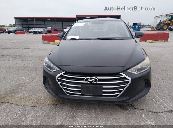 5NPD84LF9HH063940 2017 HYUNDAI ELANTRA Black Vista del cuadro de instrumentos