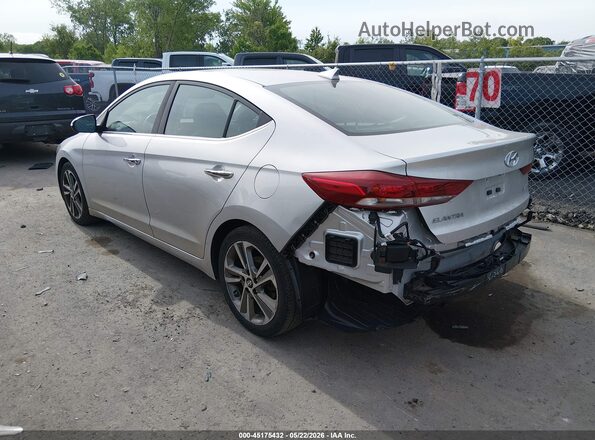 5NPD84LF9HH067275 2017 HYUNDAI ELANTRA Silver Tył lewy