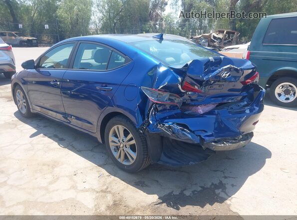 5NPD84LF9HH073917 2017 HYUNDAI ELANTRA Blue 
