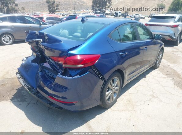 5NPD84LF9HH073917 2017 HYUNDAI ELANTRA Blue 