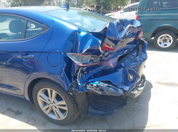5NPD84LF9HH073917 2017 HYUNDAI ELANTRA Blue 