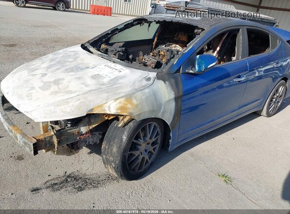 5NPD84LF9HH178926 2017 HYUNDAI ELANTRA Blue 