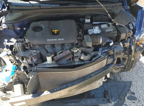 5NPD84LF9HH200231 2017 HYUNDAI ELANTRA Blue Rear interior view