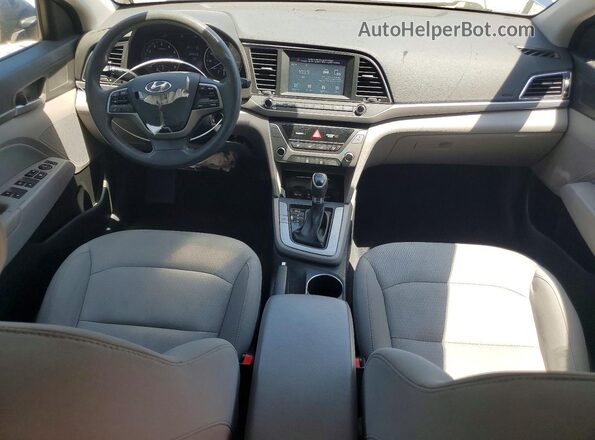 5NPD84LF9HH200231 2017 HYUNDAI ELANTRA Blue Dashboard view