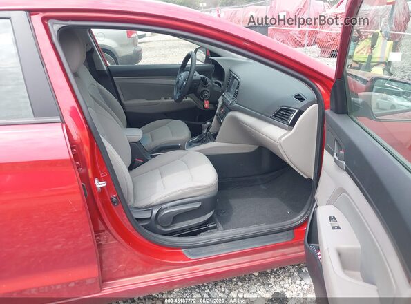 5NPD84LF9JH219349 2018 HYUNDAI ELANTRA Red Սալոնի դիմացի տեսք