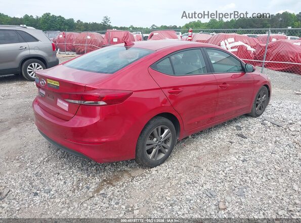 5NPD84LF9JH219349 2018 HYUNDAI ELANTRA Red Հետևի աջ
