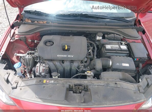 5NPD84LF9JH219349 2018 HYUNDAI ELANTRA Red Հետևի տեսք
