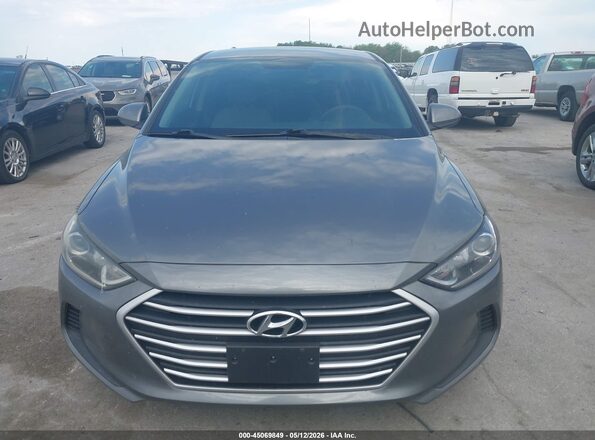 5NPD84LF9JH239438 2018 HYUNDAI ELANTRA Gray Vista del cuadro de instrumentos