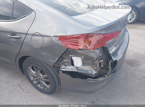 5NPD84LF9JH239438 2018 HYUNDAI ELANTRA Gray Vista frontal