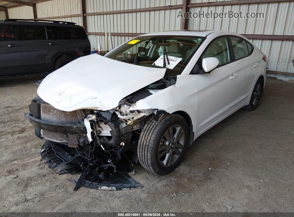 5NPD84LF9JH249774 2018 HYUNDAI ELANTRA Белый Передняя левая четверть