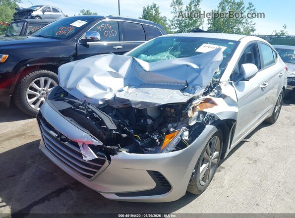 5NPD84LF9JH261262 2018 HYUNDAI ELANTRA Silver წინა ხედი