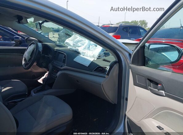 5NPD84LF9JH261262 2018 HYUNDAI ELANTRA Silver წინა სალონის ხედი