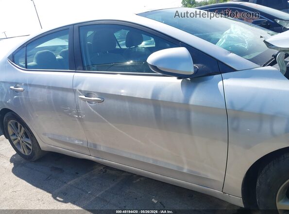 5NPD84LF9JH261262 2018 HYUNDAI ELANTRA Silver ხელსაწყოთა პანელის ხედი