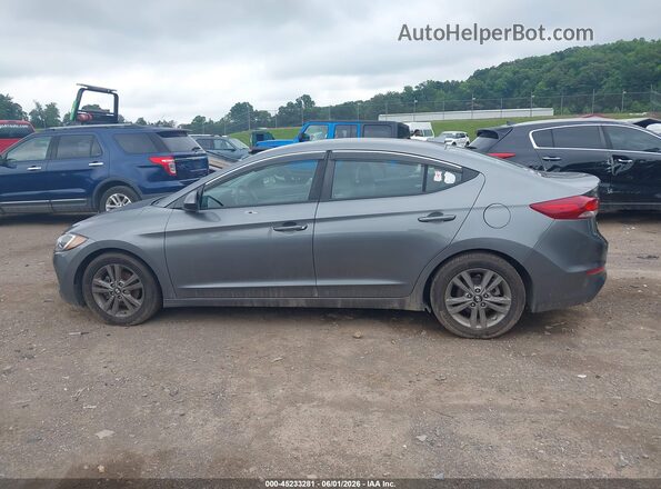 5NPD84LF9JH301209 2018 HYUNDAI ELANTRA Gray 