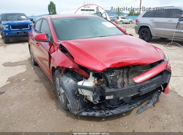 5NPD84LF9JH304238 2018 HYUNDAI ELANTRA Red Вид спереду