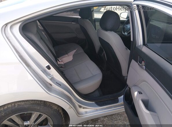 5NPD84LF9JH307673 2018 HYUNDAI ELANTRA White VIN sticker view