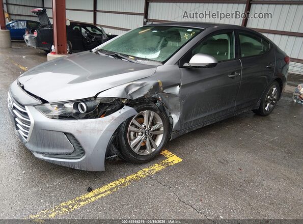 5NPD84LF9JH315241 2018 HYUNDAI ELANTRA Gray Przód lewy
