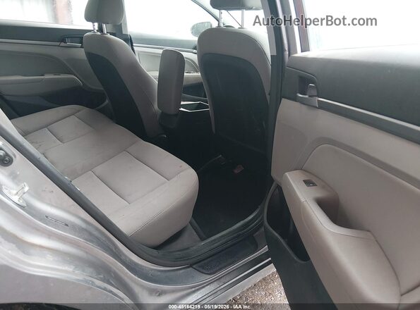 5NPD84LF9JH315241 2018 HYUNDAI ELANTRA Gray Widok naklejki z numerem VIN