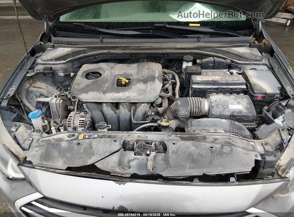 5NPD84LF9JH315241 2018 HYUNDAI ELANTRA Gray Widok z tyłu