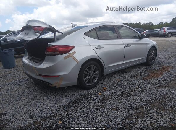 5NPD84LF9JH370613 2018 HYUNDAI ELANTRA Silver Trasero derecho
