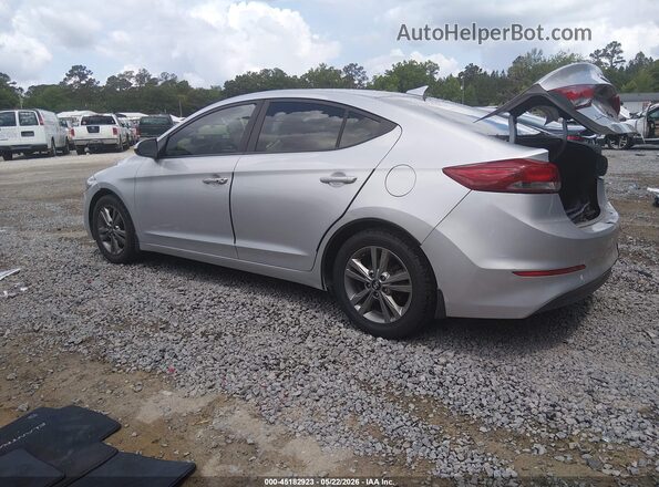 5NPD84LF9JH370613 2018 HYUNDAI ELANTRA Silver Trasero izquierdo