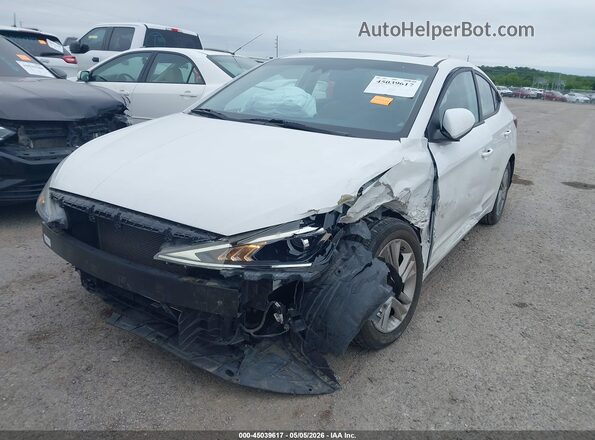 5NPD84LF9LH537815 2020 HYUNDAI ELANTRA White Front left