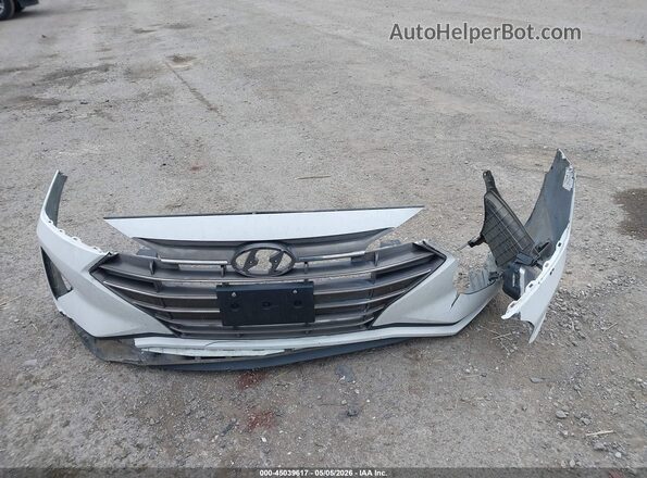 5NPD84LF9LH537815 2020 HYUNDAI ELANTRA White Instrument cluster view