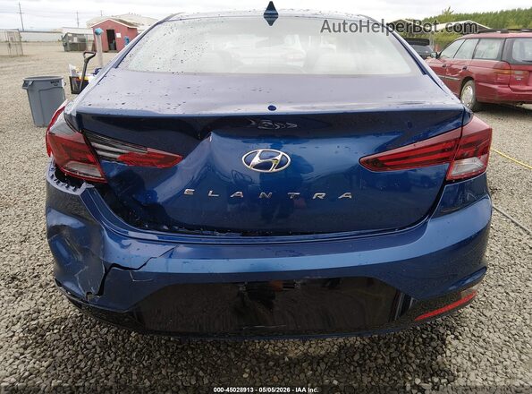 5NPD84LF9LH549494 2020 HYUNDAI ELANTRA Blue წინა ხედი