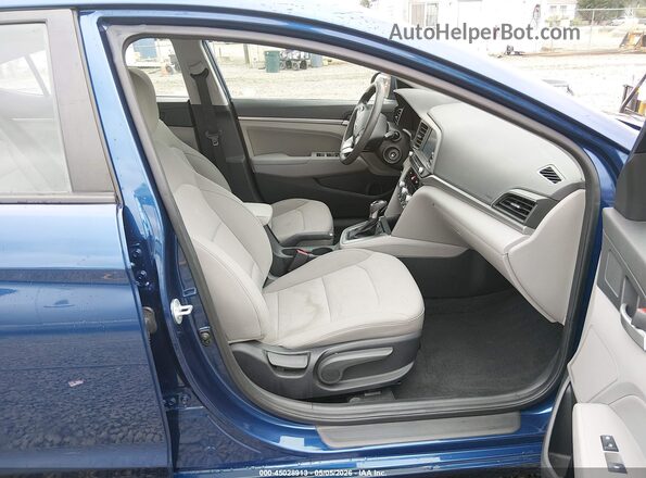 5NPD84LF9LH549494 2020 HYUNDAI ELANTRA Blue წინა სალონის ხედი
