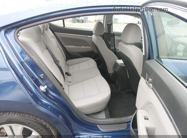 5NPD84LF9LH549494 2020 HYUNDAI ELANTRA Blue VIN კოდის სტიკერის ხედი