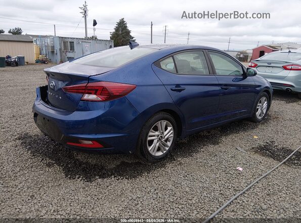 5NPD84LF9LH549494 2020 HYUNDAI ELANTRA Blue უკანა მარჯვენა