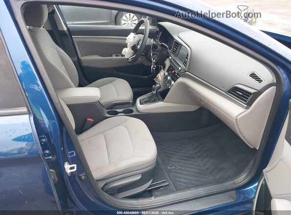 5NPD84LF9LH550676 2020 HYUNDAI ELANTRA Blue წინა სალონის ხედი