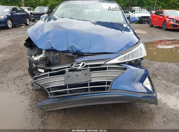5NPD84LF9LH550676 2020 HYUNDAI ELANTRA Blue წინა ხედი