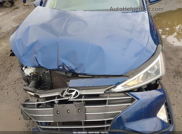 5NPD84LF9LH550676 2020 HYUNDAI ELANTRA Blue უკანა ხედი