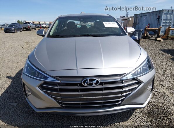 5NPD84LF9LH563931 2020 HYUNDAI ELANTRA Silver Widok zestawu wskaźników